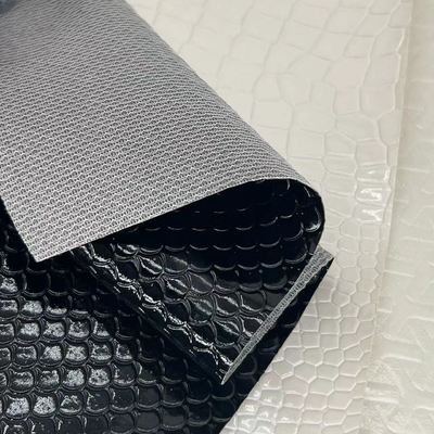 PVC Suni Deri Telefon Kılıfı Mobilya Zanaat Işıltılı Parlak Kabartmalı Stil Esneme Özelliği ile Su Geçirmez Astar Kanepe için