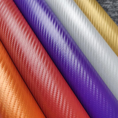 Parlak Renk Sahte Karbon Elyafı Taneler Sentetik Deri PVC Yapay Deri Ayakkabılar Yastık Araba İç Dekoratif Kumaş