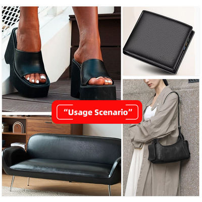 Toptan Çift Fırçalanmış Destek PVC Çeşitli Kabartmalı Desenler Yapay Sentetik Deri Çanta Kanepe Suni Deri Malzemeleri