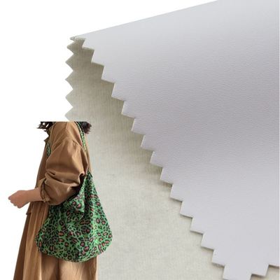 Çanta, Defter, Telefon Kılıfı, Masa Örtüsü için Dijital Baskılı Kabartmalı Beyaz PVC Sentetik Yapay Deri Suni Deri Kumaş