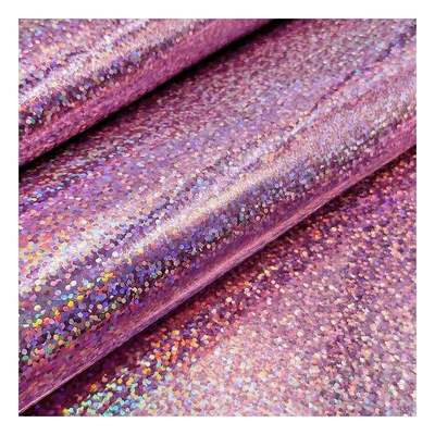 PU Holografik Ayna Deri Büyük Cam Şablonu Taneler Ayna Sentetik Yapay Sahte Ayakkabılar Vanity Case Çanta Deri Kumaş