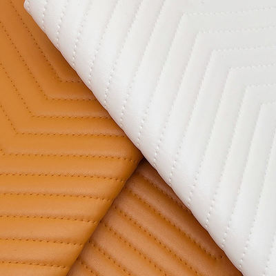 1.8mm Kalınlığında PVC Nakış-Kabartmalı Çizgili Sentetik Suni Deri Su Geçirmez Çanta Masa Örtüsü Ayakkabı Cüzdan Dekore Kemer Kanepe