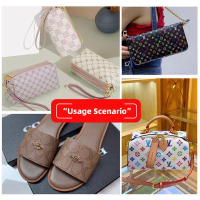 Su geçirmez basılı PVC sahte deri çantalar ve el sanatları için