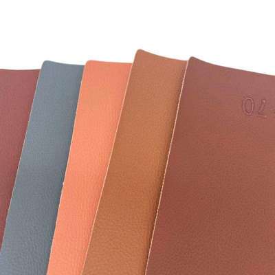 Mobilya için PVC Tech kumaş desteklenmiş sahte deri 140cm genişliğinde