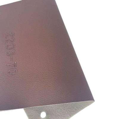 Mobilya için PVC Tech kumaş desteklenmiş sahte deri 140cm genişliğinde