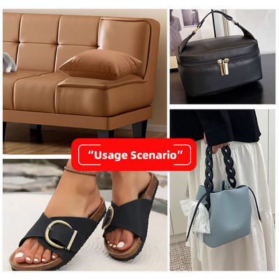 Çantalar, Kanepe, Araba Koltukları için Yarı PU Deri Görünümlü Teknik Kumaş