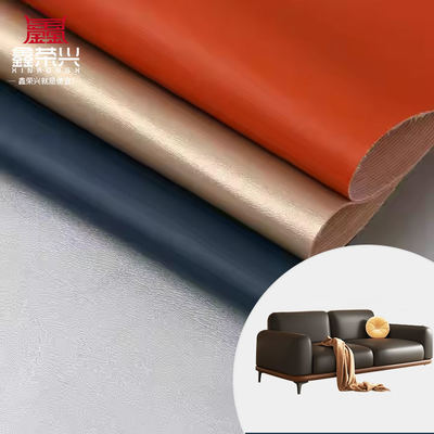 Mobilya için PVC DE7 Napa Tanesi Yapay Deri 54 inç genişliğinde