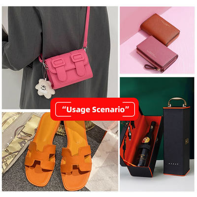 Mobilya için PVC Saffiano Çapraz Desenli Suni Deri 137 cm Genişliğinde