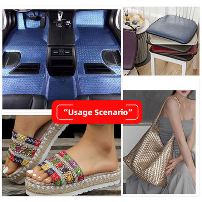 Otomobil koltukları ve mobilyalar için PVC embossed sentetik deri kumaş