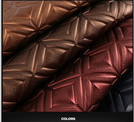 Araba Koltukları ve Mobilya için PVC Tane Desenli Suni Deri Kumaş