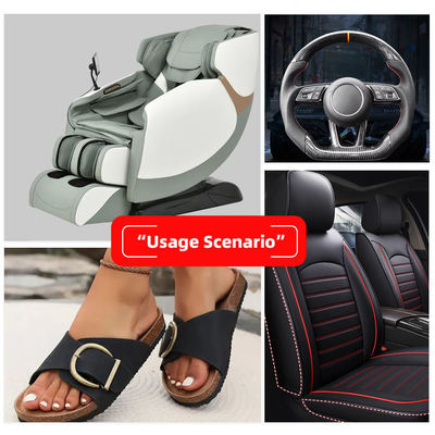 Otomobil Koltuğu Kapağı için PVC Deri Sıvı Dayanıklı Su geçirmez 0.8mm