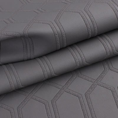 PVC taklit nakış Araç için altıgon yapay sentetik deri ayak araba koltukları kanepe süsleme çanta sahte deri kumaş