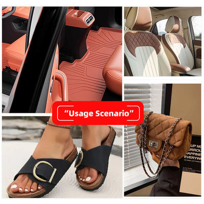 PVC Rhombus Punching Embossed Style Otomobil için yapay sentetik deri Ayak Otomobil Koltukları Kanepe Dekore Çanta Sahte Deri Kumaş