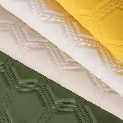 PVC nakış Altıgon Çaplanmış Yapay Sentetik Deri Araba Ayak Otomobil Koltukları Kanepe Dekore Çanta Sahte Deri Kumaş