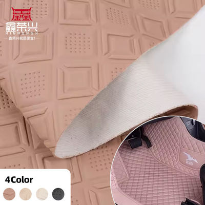 PVC Diamond Punching Embossed Style Otomobil için yapay sentetik deri Ayak Otomobil koltukları Kanepe Dekore Çanta Sahte Deri Kumaş