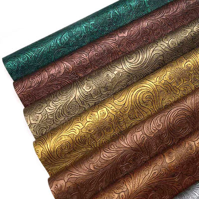 Pvc Çiçek Desenli Yapay Suni Deri Cüzdan Kutu Ayakkabı Defter Sahte Deri Kumaş