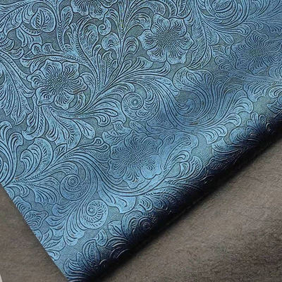 Pvc Çiçek Desenli Yapay Suni Deri Cüzdan Kutu Ayakkabı Defter Sahte Deri Kumaş