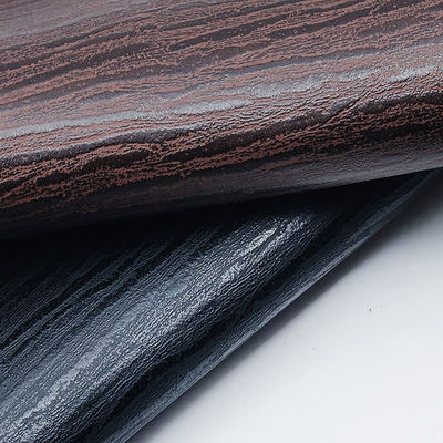 Toptan Pvc Çizgi Deri Yapay Sentetik Deri Ahşap Baskı Ambalaj Cüzdan Kutu Ayakkabı Not Defter Sahte Deri Kumaş