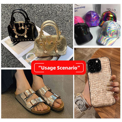 PVC Timsah Derisi Desenli Suni Deri Kumaş Kabartmalı Su Geçirmez Esnek Cüzdan Ayakkabı Not Defteri Kanepe Çanta Mobilya Kullanımı İçin