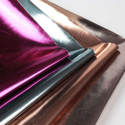 Metal Film PU R61 Koyun Tanesi Sentetik Deri Giysi Cüzdan Kutusu Ayakkabı Çantası Not Defteri Sahte Deri Kumaş