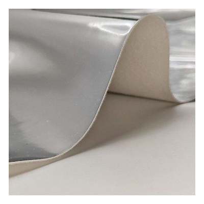 Yüksek Kaliteli Sentetik Suni Ayakkabı El Çantası Defter Deri Pu Gökkuşağı Holografik Metalik Renkli Ayna Deri Kumaş