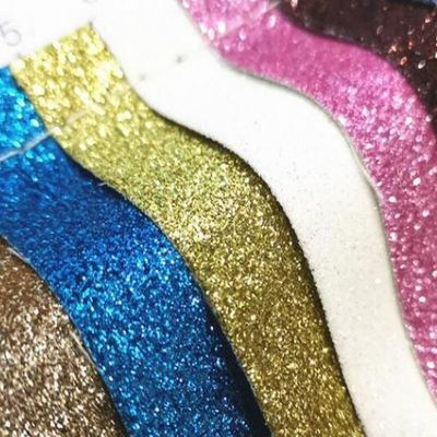 Alışveriş Portföy PU Glitter Powder Grain Sentetik Deri Cüzdan Cebesi Ayakkabılar Notbuk Deri Kumaş