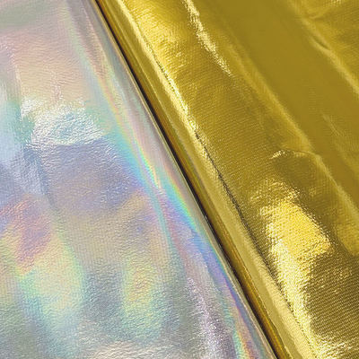 PVC Holografik Deri Lazer Metallik Ayna Sentetik Deri Su geçirmez Sahte Malzemeler Kanepe Masa Çatısı Vanity Case Ayakkabılar