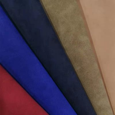 PU Nubuk Deri Suni Deri Kumaş İmitasyon Pamuk Taban Ayakkabı Çanta Defter Kumaşı Toptan