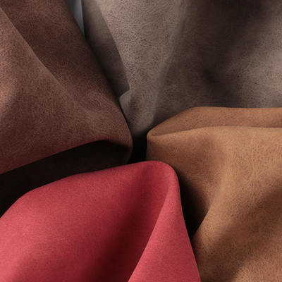 PU Dondurulmuş Yangbuck Nubuck Tüylü Sentetik Deri Çantaya Ayakkabı Cüzdan Dekore Defterler Kasa Sahte Deri Kumaş