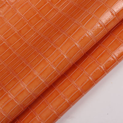 Parlak PVC Bambu Desenli Suni Deri Ayakkabı Çanta Kutu Suni Deri Kumaş