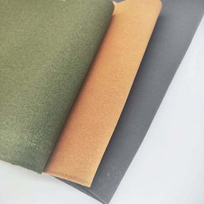 ECO Taklit Suede Mikrofiber PU Döşeme Ayakkabılar için Sentetik Deri Çanta Kuşak Mittens Sahte Deri Kumaş