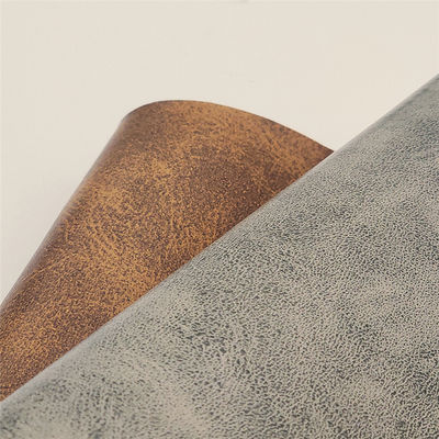 0.6mm Thickness 54/55" Width PVC Leather Faux Leather Fabric with 140cm Width for Multi-Application
