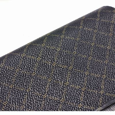 0.6mm Thickness 140cm Width Knitted Backing PVC Leather Synthetic Leather for Bags Furniture and Home Decor