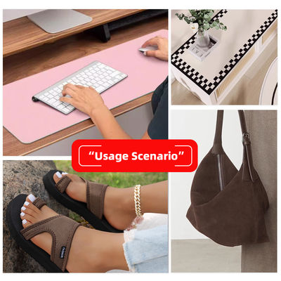 1.1mm Kalınlığı 54/55" Genişliği lekeye dayanıklı PVC Deri Sahte Deri Kumaş Çantalar Ayakkabılar ve dekoratif kullanım