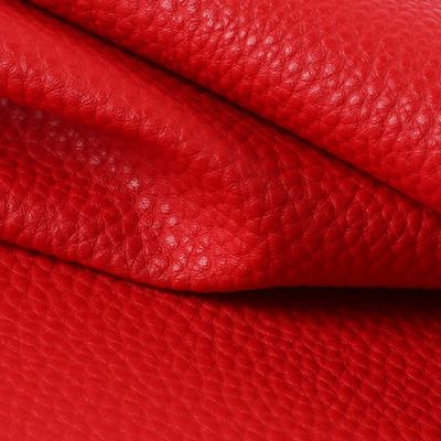 58 Renkli PVC Deri Çantalar ve Mobilyalar için Çift fırçalı arka ve embossed desenli