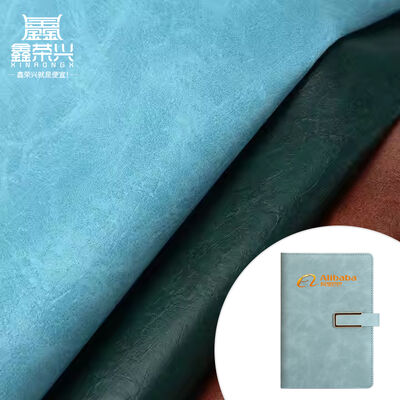 Çanta, Defter, Masa Matı, Telefon Kılıfı, Paketleme Kutusu için PVC Baskılı Kraft Tahıl Suni Deri Yapay Deri Malzemeler