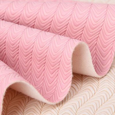 PVC New Fashion Embossed Style Flow Grain Synthetic Leather for Bag Shoes Sofa Car Wallet Decorate Belt Faux Leather Fabric