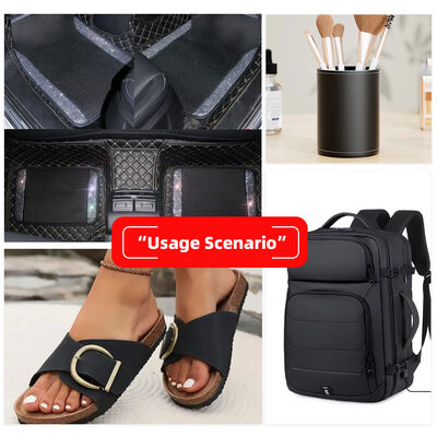 Araba Ayak Bagaj Çantaları Zemin Mat Dekorasyonu İçin PVC Elmas Baklava Desen Suni Deri Kumaş Çok Yönlü Mobilya El Sanatları Kanepeler