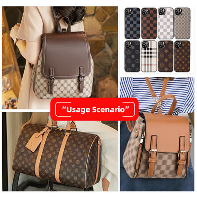 Toptan PVC Baskılı Sentetik Sahte Deri Kumaş Dekoratif Kullanım için El İşleri Kanepe Telefon Dizüstü Kitap Kabuk Masa Çantası