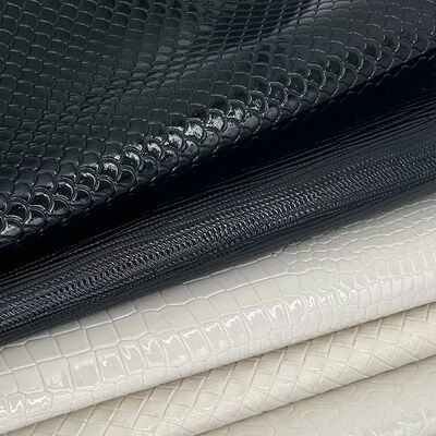 PVC Suni Deri Telefon Kılıfı Mobilya Zanaat Işıltılı Parlak Kabartmalı Stil Esneme Özelliği ile Su Geçirmez Astar Kanepe için