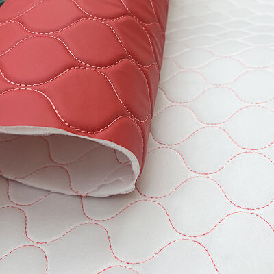 PVC 3mm Sünger Teksturlu Sahte/Sentetik Deri Çizik Karşıtı Su geçirmez Yumuşak Mobilya Kapakları Kanepeler Masaj Sandalyeleri Otomobil Koltukları