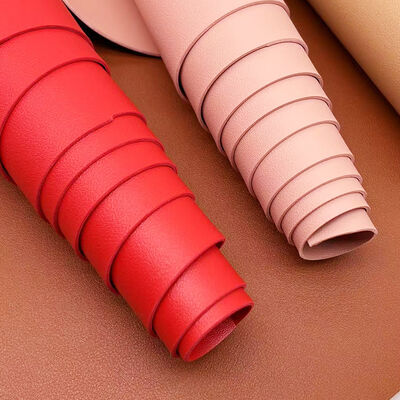 PVC Dana Derili Çift Yüzeyli Sentetik Suni Deri Kabartmalı Suni Deri Malzemeler Çanta Masa Mat Cüzdan El Sanatları İçin