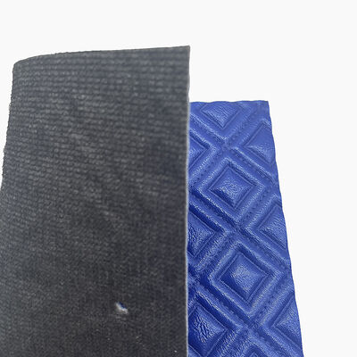 Özel PVC Rhomb nakışları İnci sentetik deri iğne yumruk köpüğü araba koltuğu kapağı için kanepe sahte deri kumaş