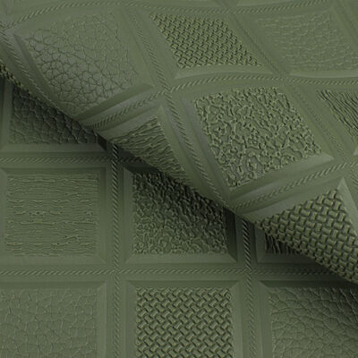 PVC Kaydırmaz Baklava Kabartmalı Stil Yapay Sentetik Deri Araba Ayakları Araba Koltukları Kanepe Dekore Çanta Suni Deri Kumaş