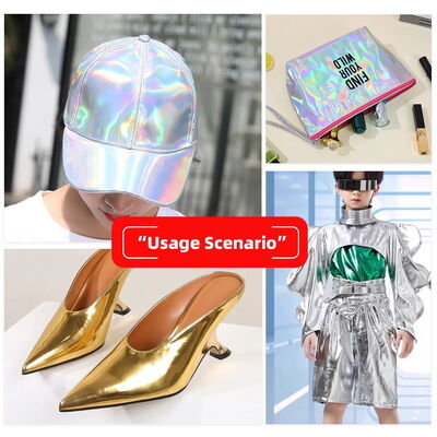 Pvc Metal Film Filter Cross Pattern Artificial Synthetic Leather Handbag Wallet Case Shoes Notebook Faux Leather Fabric