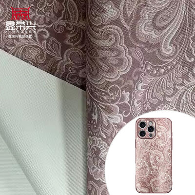 Floral Printed PVC Synthetic Artificial Leather Fabric for Bag Notebook Phone Shell Sofa Craft Use Floral Printed Faux Leather