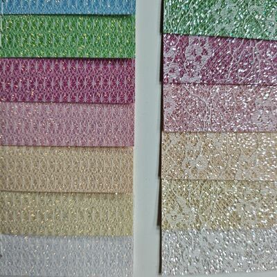 XR Glitter Sentetik Deri Pirinç Deseni & Çiçek Deseni