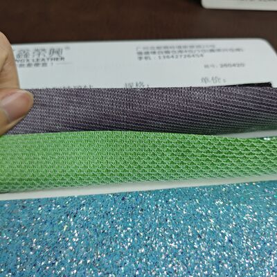 COARSE GLITTER CRUSHED DIAMOND Synthetic Leather