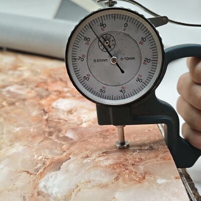 Mobilya, çanta ve dekoratif uygulamalar için mermer desen sahte deri kumaş