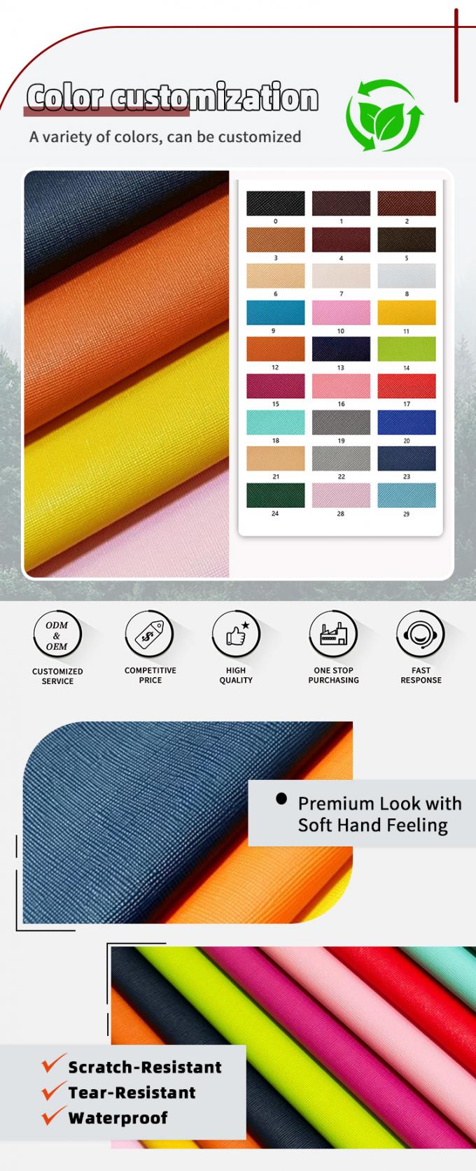 C&uuml;zdan i&ccedil;in PVC &Ccedil;apraz Taneler Yapay Sentetik Deri Paket K&uuml;resi Ayakkabılar Notbuk Deri Kumaş 4